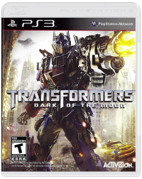 Transformers: Dark of the Moon PAL Playstation 3 PAL box art